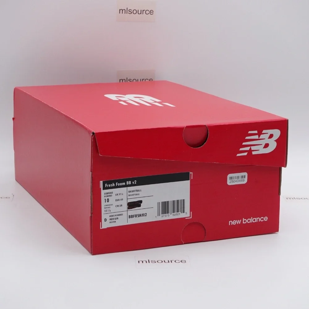 SLD NEW Size 10 Men's New Balance Fresh Foam BB V2 Basketball Shoes BBFRSHM2